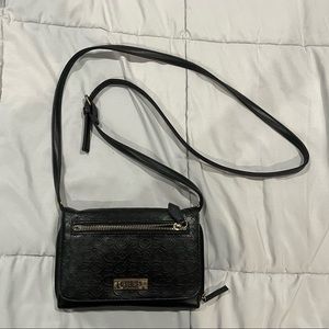 GUESS black crossbody wallet bag